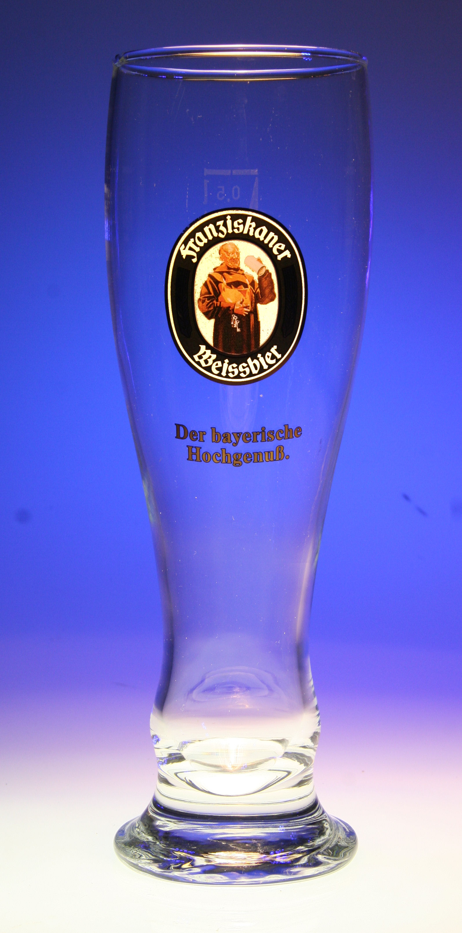 Weizenbierglas - Franziskaner Hefe - Weisse 0,5l